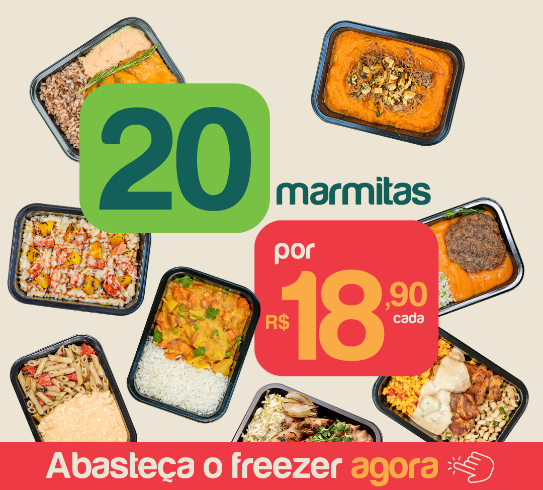 Kit Econ&ocirc;mico - 20 marmitas